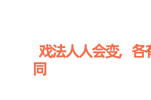 戏法人人会变,各有巧妙不同